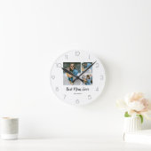 Moderne beste mam ooit foto-inkuilkorft voor mam ronde klok (Huis)