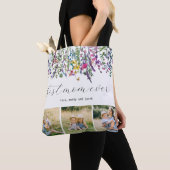 Moderne beste mam ooit foto tote bag (Dichtbij)