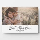 Moderne beste mam ooit Single Photo Plaque Fotoplaat (voorkant)