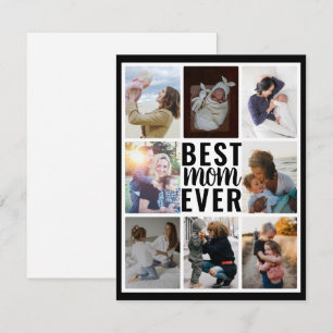 Moderne beste mam ooit zwart-wit foto collage