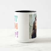 Moderne Beste Mama Foto Kinder Naam Custom Gift Mok (Midden)