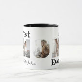 Moderne beste mama ooit 3 foto's collage wit mok (Midden)