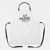 Moderne beste mama ooit Kinder naam script zwart Schort (Voorkant)