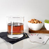 Moderne Beste Man Groomsman Bruiloft Whisky Glas