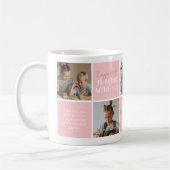 Moderne Beste Mimi Ooit Foto Collage Roze Koffiemok (Links)