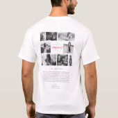 Moderne beste moeder ooit 8 Foto Funny Letter Wome T-shirt (Achterkant)