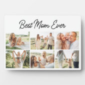 Moderne 'Beste Moeder Ooit' Aangepaste 6 Foto Coll Fotoplaat (voorkant)