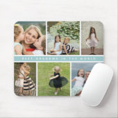 Moderne Beste Oma Foto Collage Paars Muismat (Met muis)
