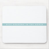 Moderne Beste Oma Fotocollage Paarse Muismat (Voorkant)