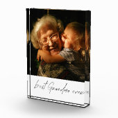 Moderne Beste Oma Ooit Aangepast Fotocadeau Fotoblokken (Rechts)