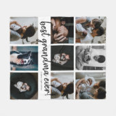 Moderne beste oma ooit fotocollage fleece deken (Voorkant (Horizontaal))