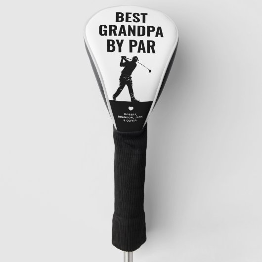 Moderne beste opa door par Vaderdag Golfheadcover (Voorkant)