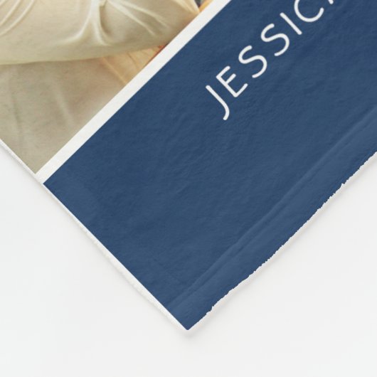 Moderne beste opa ooit fotocollage & namen fleece deken (Hoek)