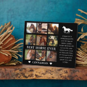 Moderne Beste Paard Ooit Foto Collage & Citaat Fotoplaat (Zijkant)