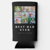 Moderne Beste Pap 9 Foto Seltzer Blikjeskoeler (Achterkant)