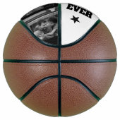 Moderne Beste Papa Coach Ooit Cool Fotocollage Basketbal (Rechts)
