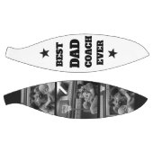 Moderne Beste Papa Coach Ooit Cool Fotocollage Basketbal (Panelen)