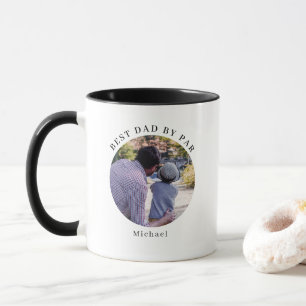Moderne Beste Papa Door Par Gepersonaliseerde Foto Mok