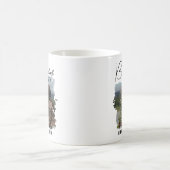 Moderne Beste Papa Familie Foto Vaderdag Koffiemok (Center)