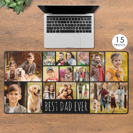 Moderne Beste Papa Ooit 15 Foto Collage Aangepast Bureaumat