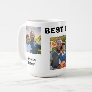 Moderne Beste Papa Ooit 3 Foto Collage Vader Koffiemok