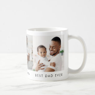 Moderne Beste Papa Ooit 3 Foto Koffiemok