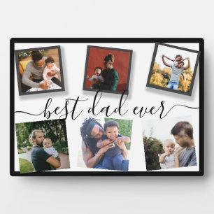 Moderne beste papa ooit 6 foto Instagram Collage Fotoplaat