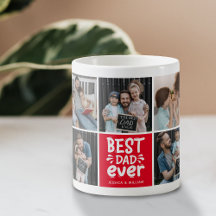 Moderne 'Beste papa ooit' 9 foto-aandenken