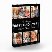 Moderne Beste Papa Ooit Aangepaste Vader Foto Coll (Links)