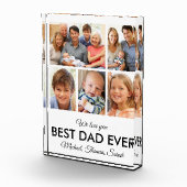 Moderne beste papa ooit aangepaste vaders fotocoll fotoblokken (Rechts)