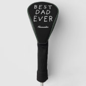 Moderne Beste Papa Ooit Golfheadcover (Voorkant)