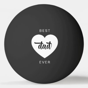 Moderne Beste Papa Ooit Hart Pingpongbal