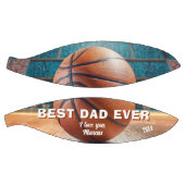 Moderne Beste Papa Ooit Vader Afbeelding Basketbal (Panelen)