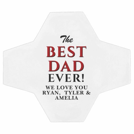 Moderne Beste Papa Ooit Vaderdag Voetbal (Enkel)