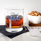 Moderne beste papa ooit whisky glas