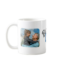 Moderne Beste Papa Twee Foto Koffiemok