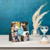 Moderne beste pappie ooit 4 Foto Collage Fotoplaat (Insitu)