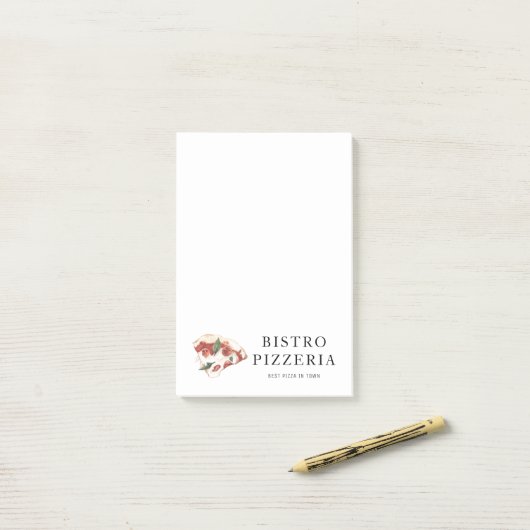 Moderne beste pizza in de stad Professional Post-it® Notes (Op bureau)