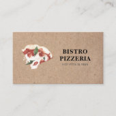 Moderne beste pizza in de stad Professional Visitekaartje (Voorkant)