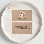 Moderne beste pizza in de stad Professional Visitekaartje
