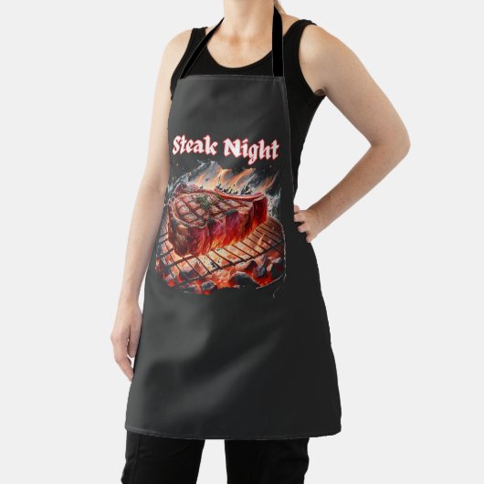 Moderne beste steak nacht schort (Insitu)