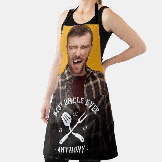 Moderne beste UNCLE ooit - noem foto-Mannen Schort (Insitu)