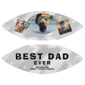 Moderne beste vader ooit familie 3 Foto collage American Football (Panelen)