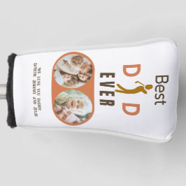 Moderne beste vader ooit Foto Collage Fathers Day Golfheadcover