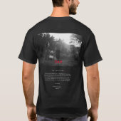 Moderne beste vader ooit foto grappige brief docht t-shirt (Achterkant)