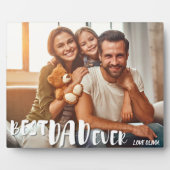 Moderne beste vader ooit Photo Collage vaders dag Fotoplaat (Voorkant)