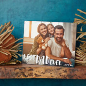 Moderne beste vader ooit Photo Collage vaders dag Fotoplaat (Zijkant)