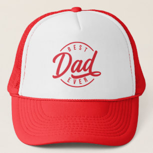 Moderne beste vader ooit Typografie Trucker Hat Pet