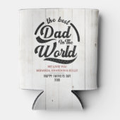 Moderne beste vader ooit vader`s dag foto Koelbox Blikjeskoeler (Voorkant)
