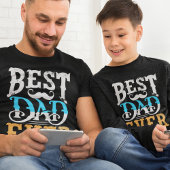 Moderne beste vader ooit Vaderdag papa T-shirt